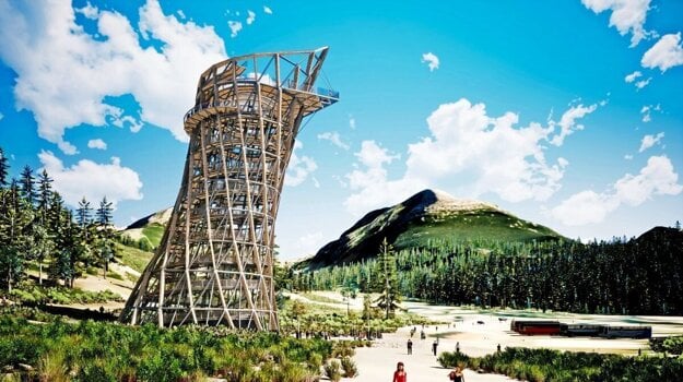 A treetop walkway is being constructed in the Štrbské Pleso resort. Yet, the public was not involved in the debate.