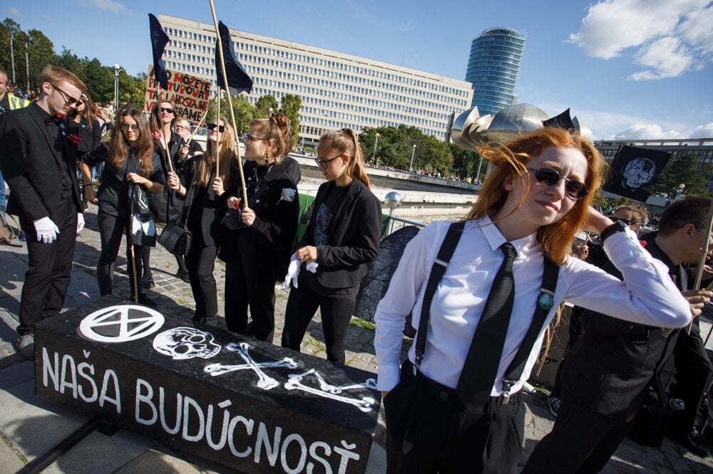 Climate strike in Bratislava, September 20, 2019.