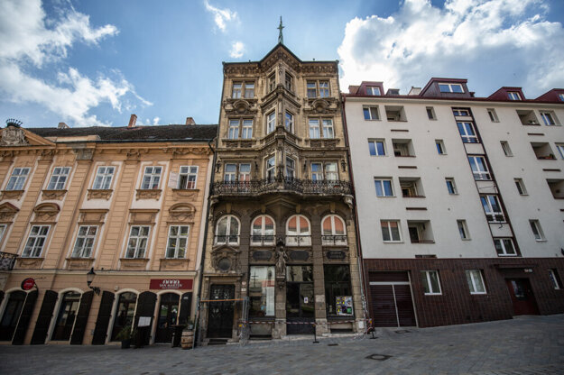 The Salvator pharmacy building in Bratislava. 