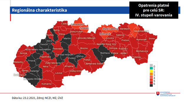 Regional differences valid from March 1