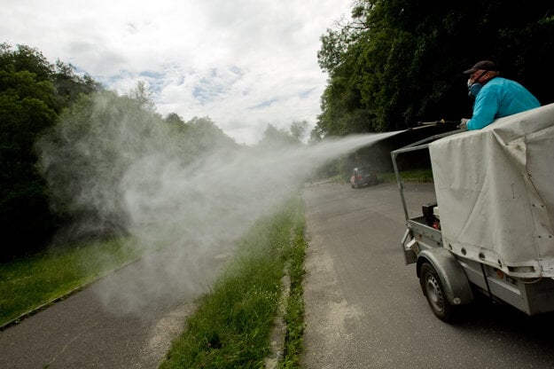 Chemical spraying is lethal not only for mosquitos.