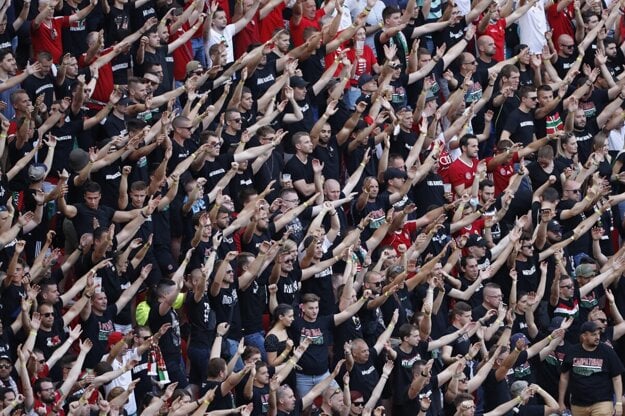 Tens of thousands of fans attended the match between Hungary and Portugal in Budapest.