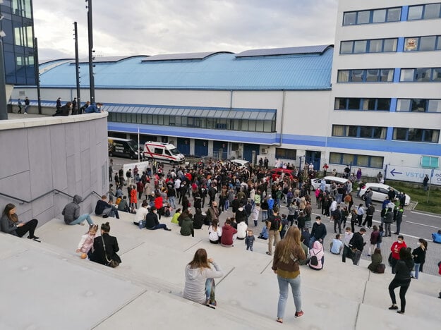The large-capacity vaccination centre in Bratislava