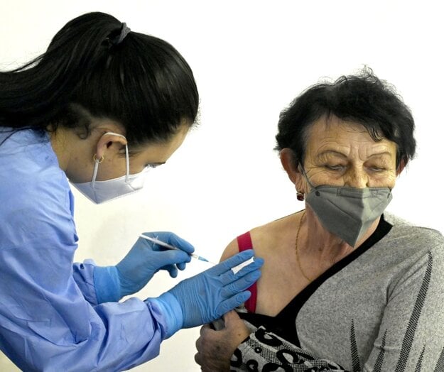 Woman received a vaccine in Trebišov