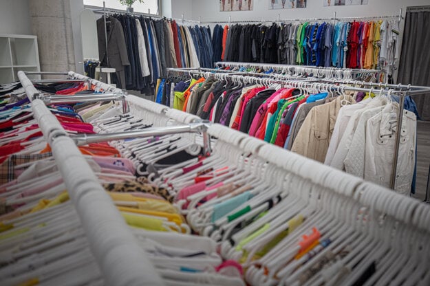 There are several places In Bratislava where people can buy second-hand upcycled clothes.