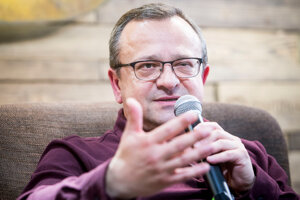 Alexander Duleba during a discussion in 2017