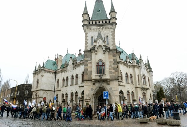 Jakab's Palace, a historical monument in Košice.