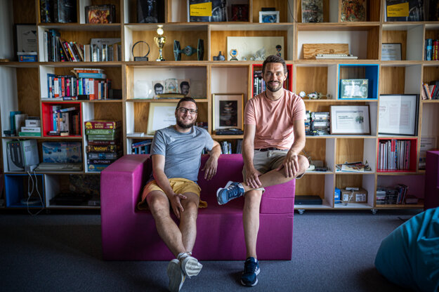 Marek Stankovič and Daniel Duranka, two of the three top managers at Pixel Federation.
