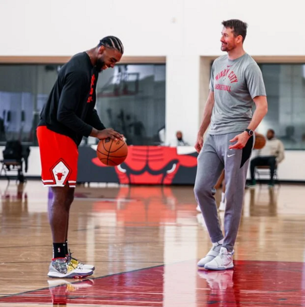 Martin Rančík with Patrick Williams.