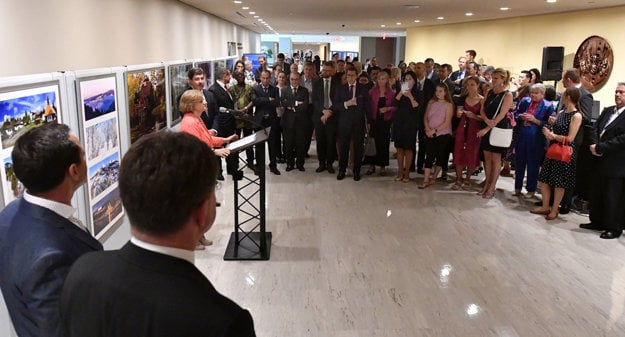 Exhibition of Filip Kulisev's photos in UN headquarters in New York.