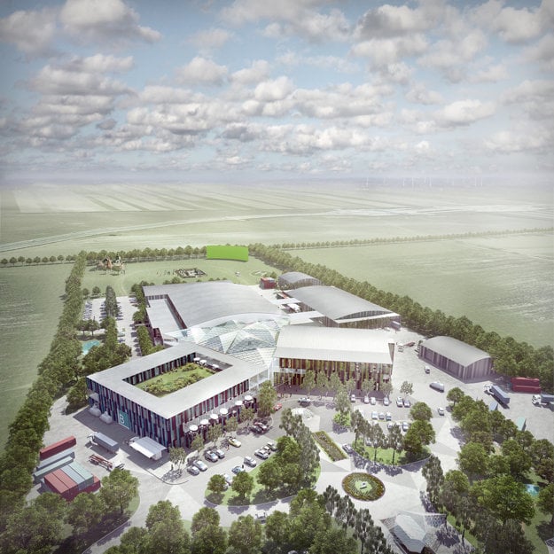 Visualisation of the Film Park Jarovce project