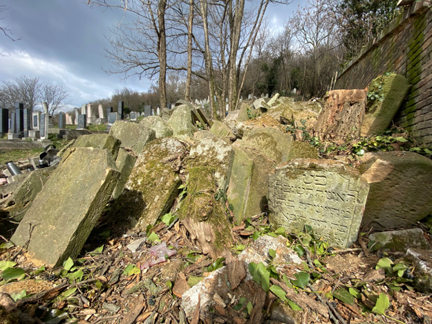 Four hundred Jewish tombstones destroyed in the 1940s have been rediscovered.