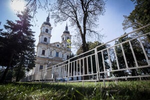 The basilica minor in Šaštín.