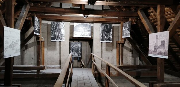 A new gallery in the attic of a local church in Poprad.