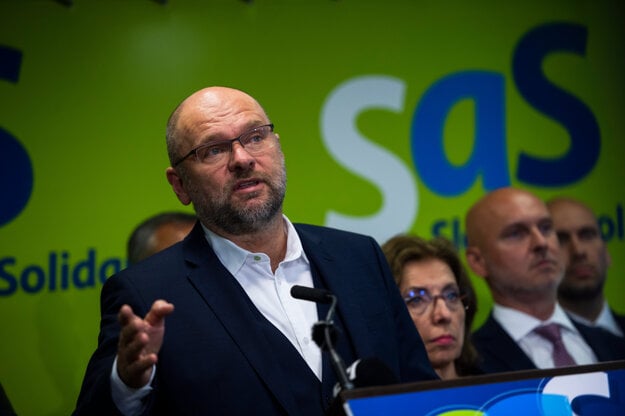 SaS chair and Economy Minister Richard Sulík.