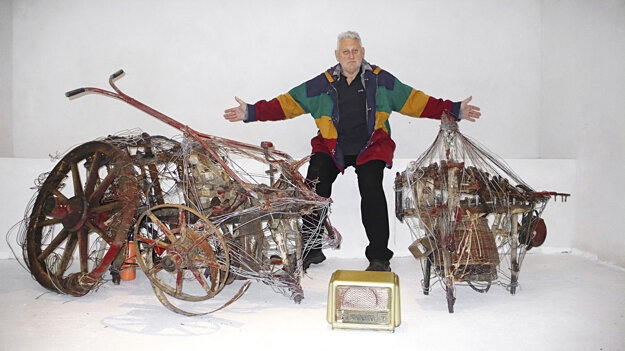 Stano Filko: Grandpa - grandma are listening to radio (1965). 2008. Collection Linea