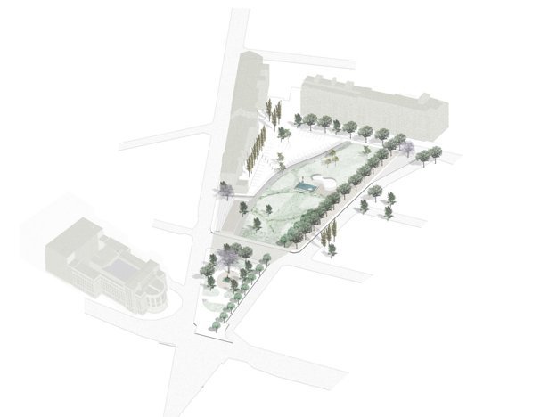 Design of the Šafárikovo Square