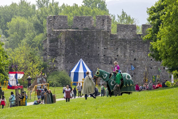 Knights at Devín Castle