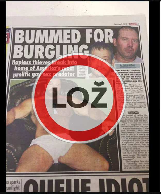 Burglars got into hands of a homosexual predator...
