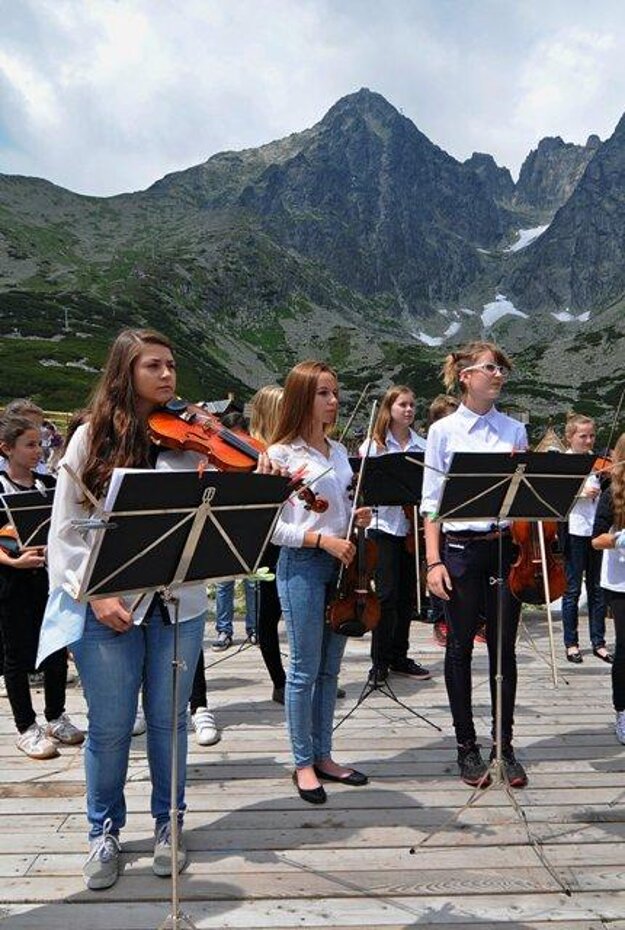 Klanaté pleso violin concert 2014