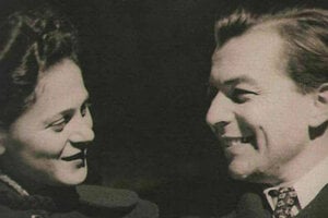 Edita Grosmanova and her husband Ladislav. 