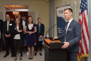 Martin Kardoš, Managing Director CEE at CSI Leasing, at one of the Mentor Network Program events.