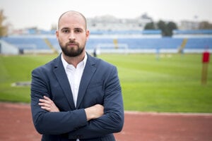 ŠK Slovan Bratislava vice-president Ivan Kmotrík Jr. could serve three years in prison for making a Nazi salute during a football match if convicted.