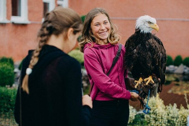 Pupils of the Maximilán Hell Primary School in Štiavnické Bane study falconry as a compulsory subject from the 5th grade.