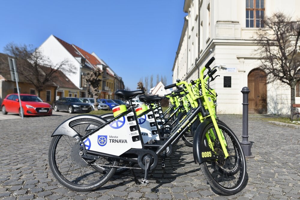 Trnava started offering shared ebikes again on March 1.