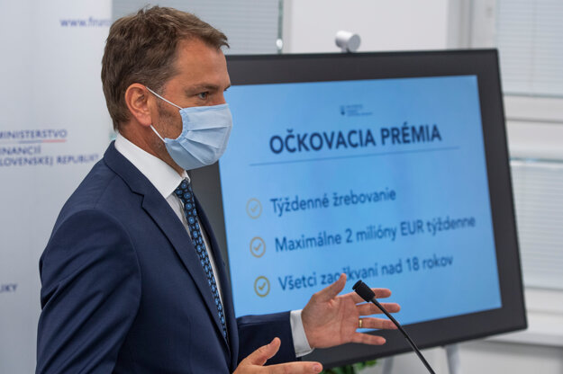The lottery, introduced by the Finance Ministry led by Igor Matovič, should motivate people to get vaccinated against Covid.