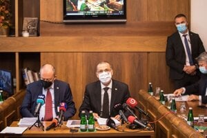 GP Maroš Žilinka in parliament. 