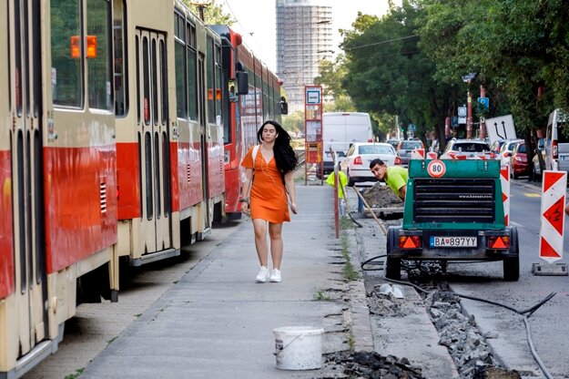 Tram line extensions in Bratislava are among the key projects for which Bratislava needs EU funds.