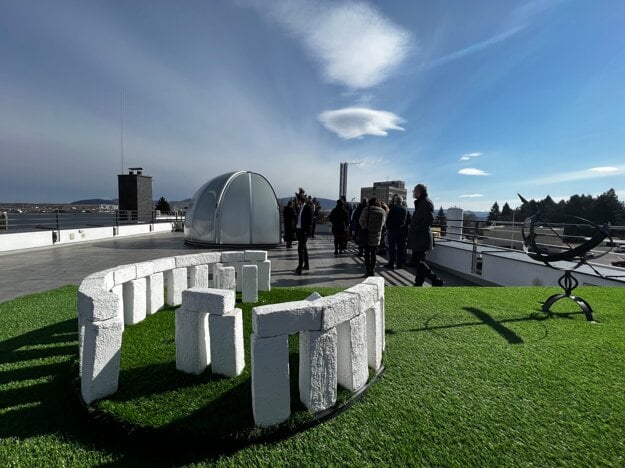 The reconstructed Prešov observatory reopened early in the week.