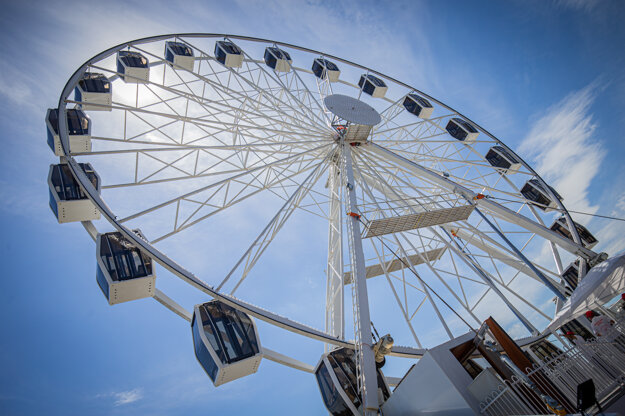 A Russian wheel, as is it known in the Central Europe, in Bratislava. 