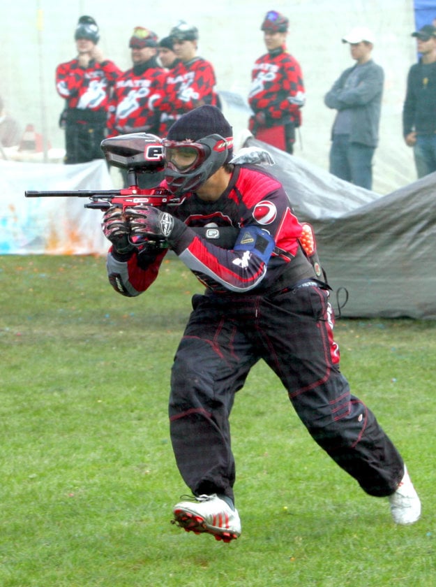 Paintball, illustrative stock photo.