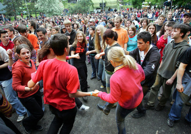 Student fest in Mlynská dolina