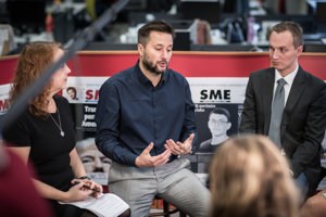 Matúš Vallo discusses the municipal elections at the SME daily.