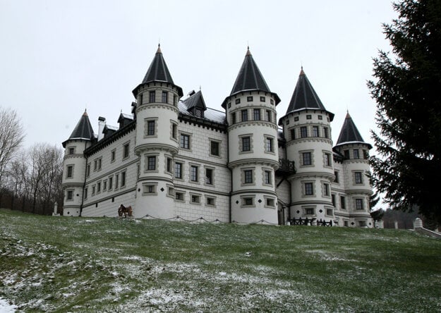 Repište Castle was built just recently as a private investment