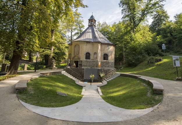 A chapel in the pilgrimage site of Marianka.