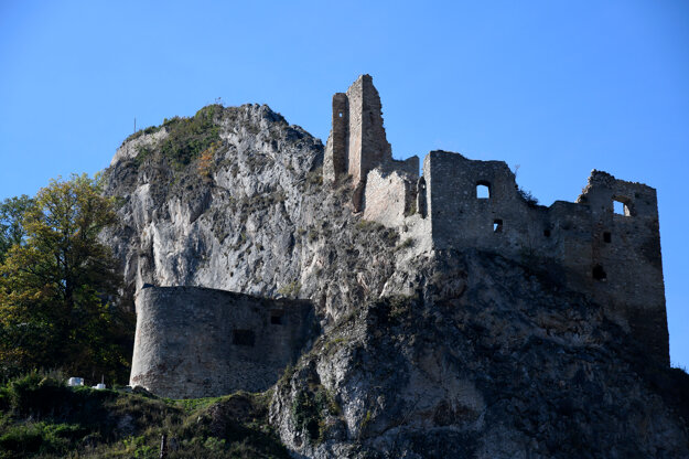 Lednica Castle in the Trenčín Region.