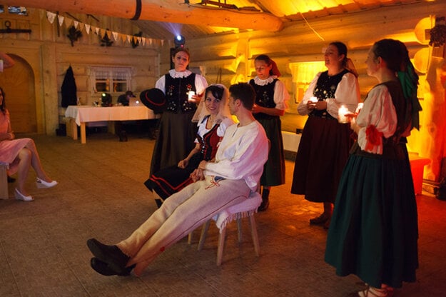 Zuzana Hýlová lives with her family in the US, but she and her husband celebrated their wedding in Slovakia.