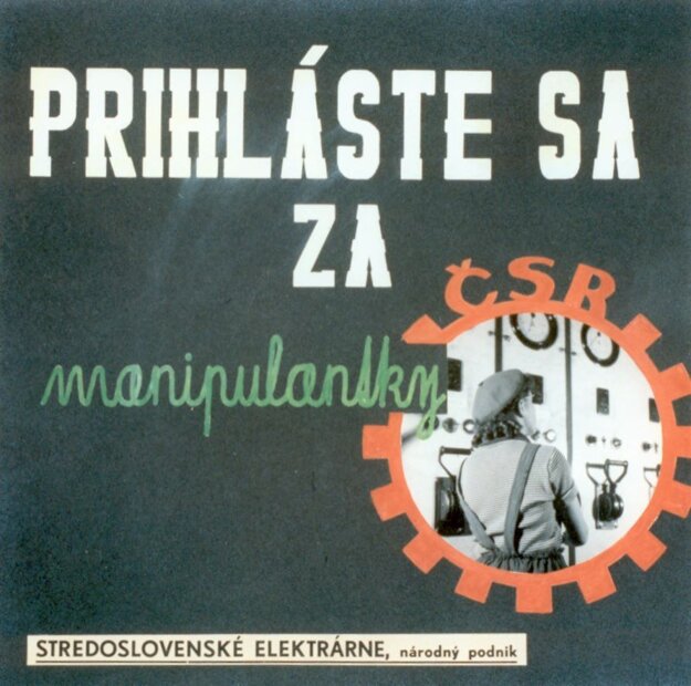 Náborový leták z obdobia socializmu.
