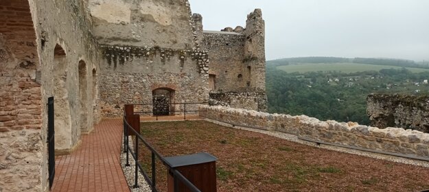 Hradný palác na hrade Beckov (zdroj: vlastníci a Nadácia SPP)