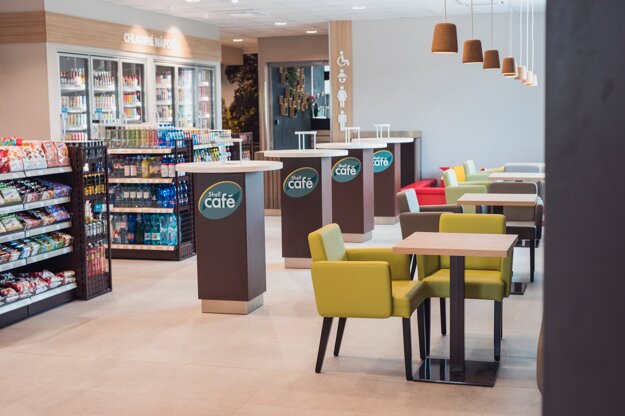 Shell Café na čerpacej stanici v Beladiciach (zdroj: Shell)