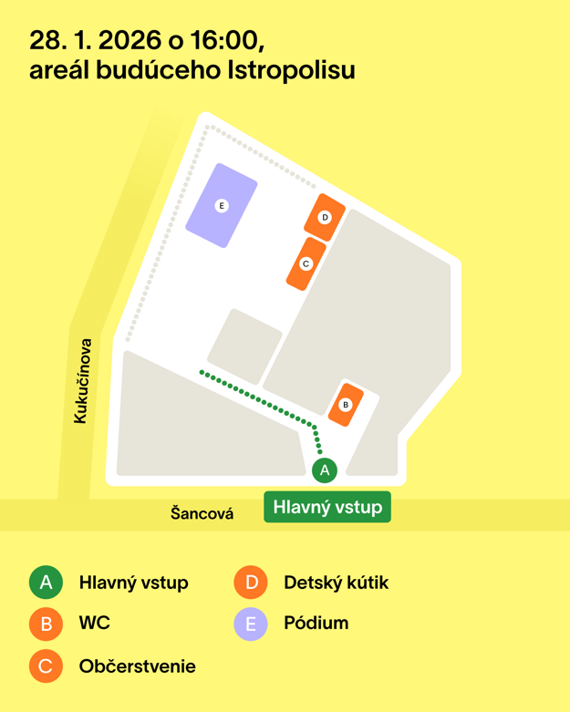 Mapa areálu (zdroj: Immocap, a.s.)