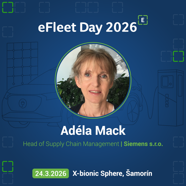 Speaker - Adela Mack (zdroj: eFleetDay 2026 )