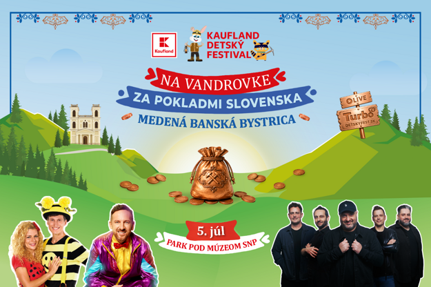 Na obľúbenú letnú vandrovku vás pozýva Kaufland, ako vždy zadarmo (zdroj: Kaufland)