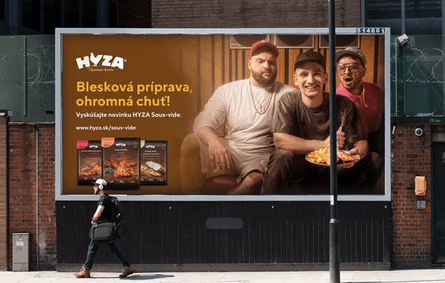 HYZA Sous Vide kampaň (zdroj: GALTON Brands)