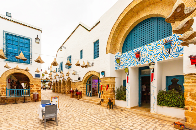Moderná turistická zóna Hammamet Yasmine, južne od mesta Hammamet. Zdroj: Shutterstock.com