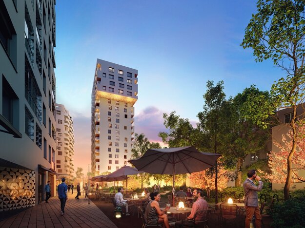 V roku 2026 vstupuje do výstavby očakávaná najrozsiahlejšia etapa projektu - Čerešne Plaza.  (zdroj: ITB Development)